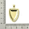 Mother's Day Real 18K Gold Plated Brass Micro Pave Cubic Zirconia Pendants KK-H472-15G-01-3