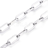 Tarnish Resistant 304 Stainless Steel Paperclip Chains CHS-D030-02P-5