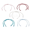 Polyester Cord Braided Bracelet Making AJEW-JB01377-1