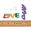 DIY Word Style Earring Making Kits DIY-TA0008-61-9