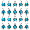 20Pcs Faceted Glass Charms RGLA-TADJ0001-01J-2
