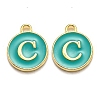 Golden Plated Alloy Enamel Charms LS-ENAM-Q437-15C-1