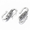 Tibetan Style Alloy S-Hook Clasps TIBE-N011-22AS-RS-2