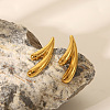304 Stainless Steel Stud Earrings for Women EJEW-K302-07G-1