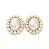 ABS Imitation Pearl Cabochons PALLOY-E026-02G-2