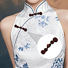12Pcs Polyester Resin Cheongsam Buckle for Chinese Formal Dress DIY-CY0001-86D-5