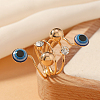 Fashionable Lady's Evil Eye Ring VX9344-1