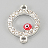 Alloy Rhinestone Links connectors LS-ALRI-S170-24S-1