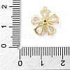 Brass Micro Pave Cubic Zirconia Pendants KK-S514-02B-G-3