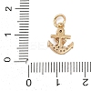 Brass Micro Pave Cubic Zirconia Charms KK-Q096-03A-G-3
