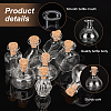   8Pcs 8 Style Miniature Glass Bottles GLAA-PH0002-57-4