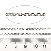 Rack Plating Brass Cable Chains CHC-M001-01P-3