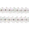 Electroplate Glass Beads Strands X-EGLA-N012-04P-5