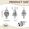1Pc S925 Sterling Silver Pendants STER-BC0003-20C-2