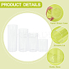 4Pcs 4 Styles Column Glass Vase Ornaments GLAA-BC0001-23-4
