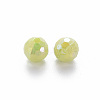 Opaque Acrylic Beads TACR-S154-11F-2