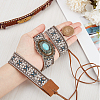 2Pcs 2 Styles Ethnic Style Suede & Cotton Cord Adjustable Hat Band AJEW-CP0007-18-3