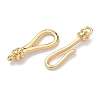 Brass Hook and S-Hook Clasps KK-Z136-41B-G-3