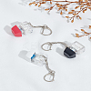 3Pcs 3 Colors ABS Plastic Keyboard Fidget Toys Keychain KEYC-LP0001-63A-1