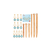 6Pcs Bamboo Circular Knitting Needles DIY-NB0010-87-7
