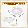 1Pc Shell Shaped Porcelain Jewelry Plate DJEW-LP0001-29-2