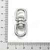 304 Stainless Steel Double Eye Swivel Clasps STAS-B082-06P-3