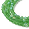Transparent Glass Beads Strands EGLA-A034-T4mm-MB11-4