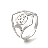 304 Stainless Steel Rings for Women RJEW-S238-10P-1