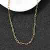 304 Stainless Steel Cable Chain Necklaces with Spring Ring Clasps for Women X-NJEW-Z091-15G-2