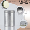 12Pcs 2 Colors Tinplate Tea Sealed Storage Box with Lid CON-CP0001-008-6