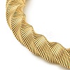 Ion Plating(IP) Adjustable 304 Stainless Steel Twist Spring Wire Bracelets BJEW-H617-11G-2