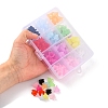 144Pcs 12 Colors Opaque Acrylic Beads SACR-YW0001-46-5