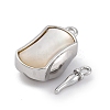 Rectangle Brass Box Clasps KK-P291-48P-02-2