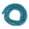 Transparent Glass Beads Strands GLAA-C019-01B-34-3