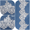 3 Yards Polyester Flower Lace Ribbon OCOR-GF0005-61-6