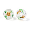 Handmade Foil Lampwork Beads Strands FOIL-T008-05C-3