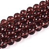 Transparent Glass Bead Strands GLAA-R095-10mm-35-1