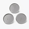 Non-Tarnish 304 Stainless Steel Brooch Cabochon Settings LS-X-STAS-L253-010A-P-1