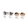 Feng Shui 304 Stainless Steel Stud Earrings EJEW-I235-16-1