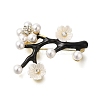 Flower Alloy Crystal Rhinestone Brooch LS-JEWB-Q002-06G-1