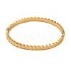 Ion Plating(IP) 304 Stainless Steel Hinged Bangles for Women BJEW-D048-11G-2