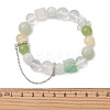 Natural Mixed Gemstone Beaded Stretch Bracelets for Women BJEW-TA00739-04-4