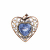 Retro Hollow Natural Sodalite Pendants PW-WGAB5DC-03-1