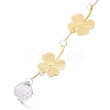 Faceted Glass Sun Catcher Pendant Decorations AJEW-A037-06G-2