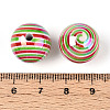 Printed Opaque Acrylic Beads MACR-T048-05E-3