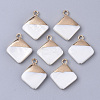 Electroplate Freshwater Shell Pendants X-SHEL-S276-64-1