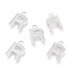 Non-Tarnish 201 Stainless Steel Charms X-STAS-C021-06P-R-1