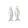 Ocean Theme Brass Charms KK-C096-13A-P-1
