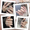 40Pcs 2 Styles Zinc Alloy Rhinestone Cabochons FIND-CP0002-11-5