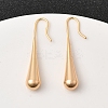 Brass Teardrop Dangle Earrings for Women EJEW-A154-01A-G-1